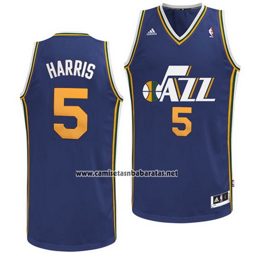 Camiseta Utah Jazz Devin Harris #5 Azul